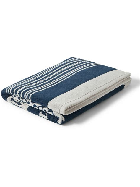 terry jacquard beach towel